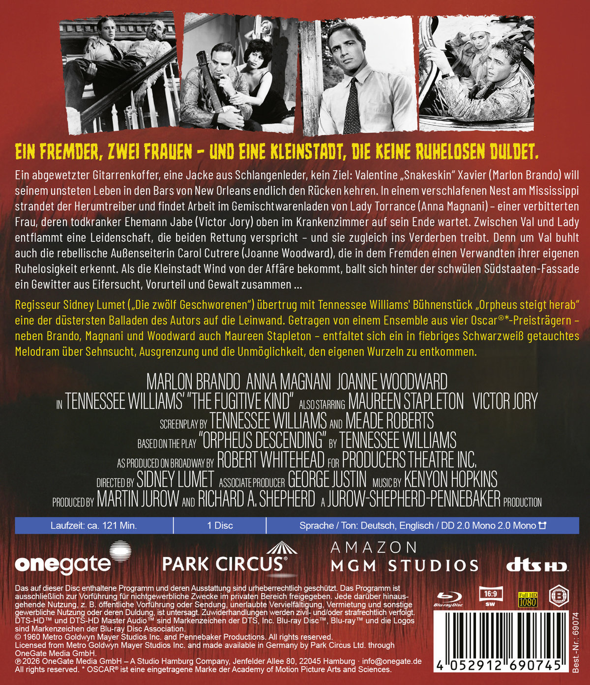 Der Mann in der Schlangenhaut  (Blu-ray Disc)