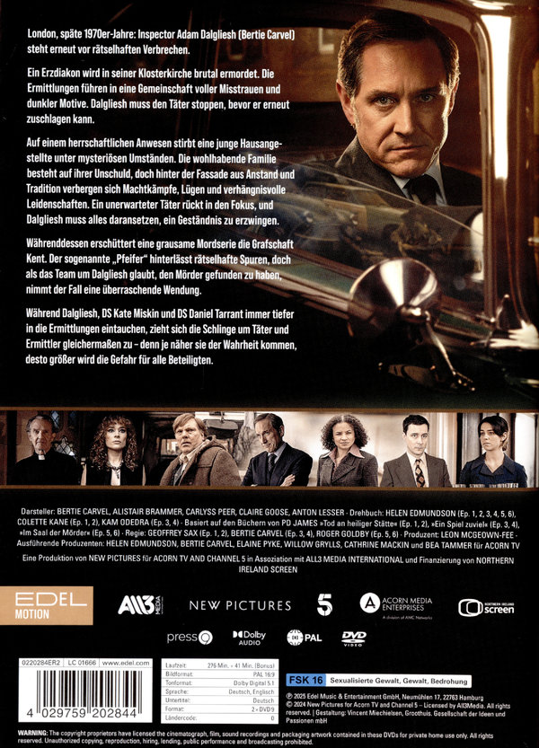 Adam Dalgliesh, Scotland Yard - Staffel 3  [2 DVDs]  (DVD)