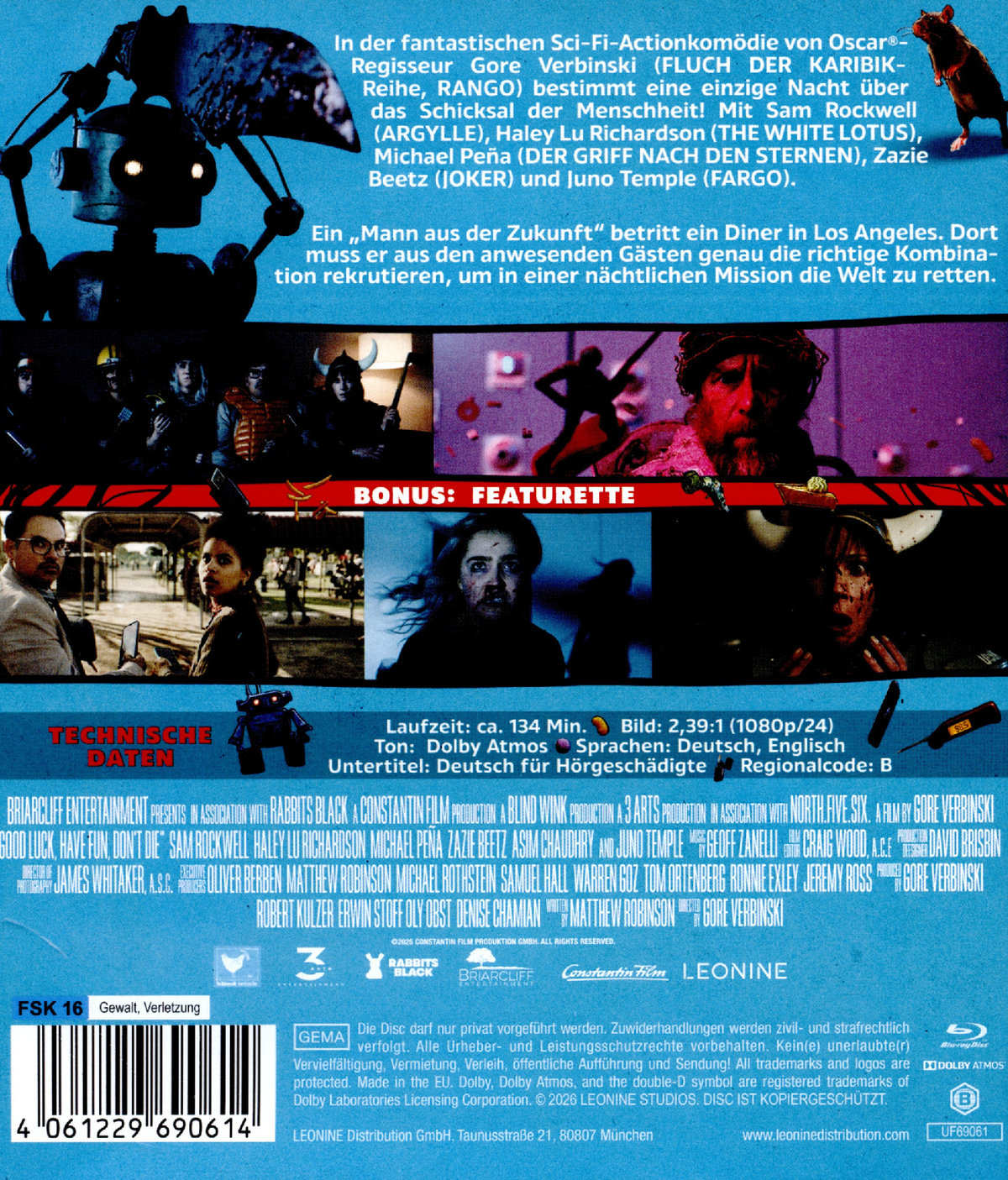 Good Luck, Have Fun, Don't Die  (Blu-ray Disc)