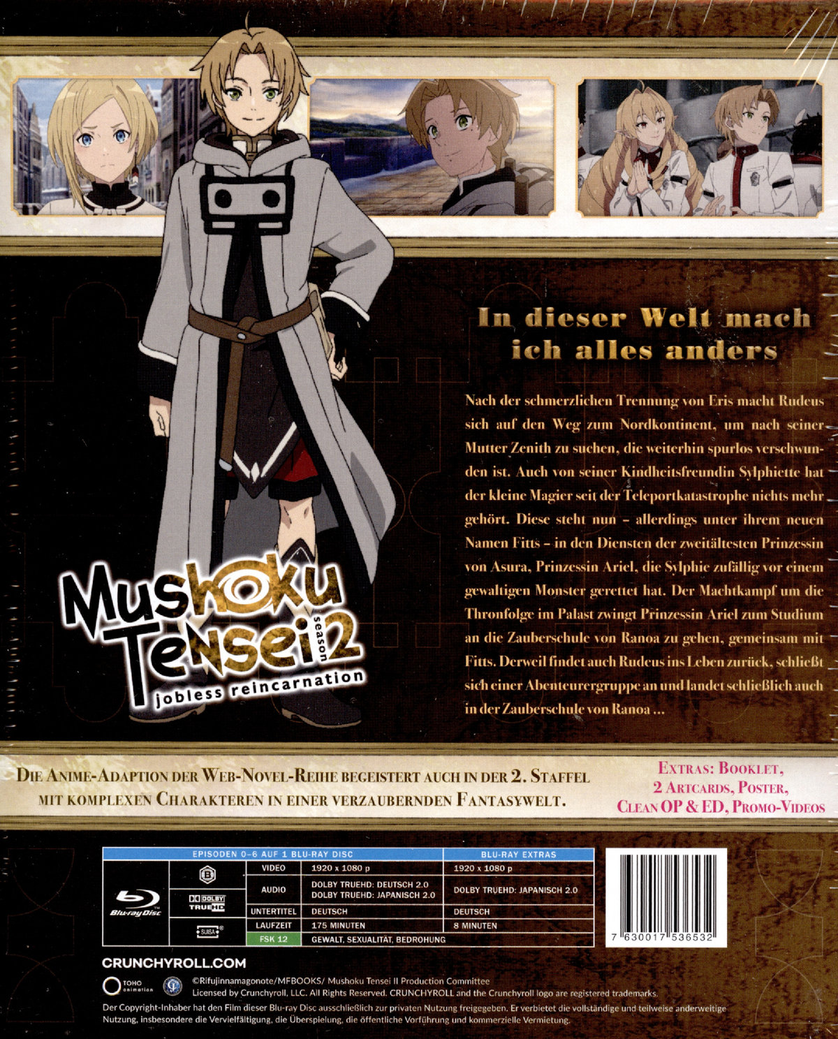 Mushoku Tensei: Jobless Reincarnation - Staffel 2 - Vol.1 - mit Sammelschuber - LImited Edition  (Blu-ray Disc)