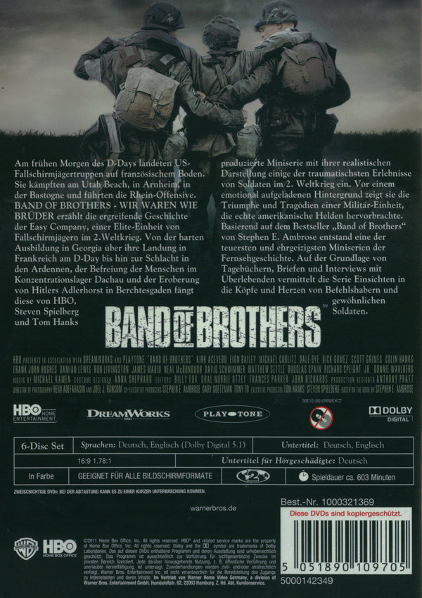 Band of Brothers - Box Set  [6 DVDs]  (DVD)