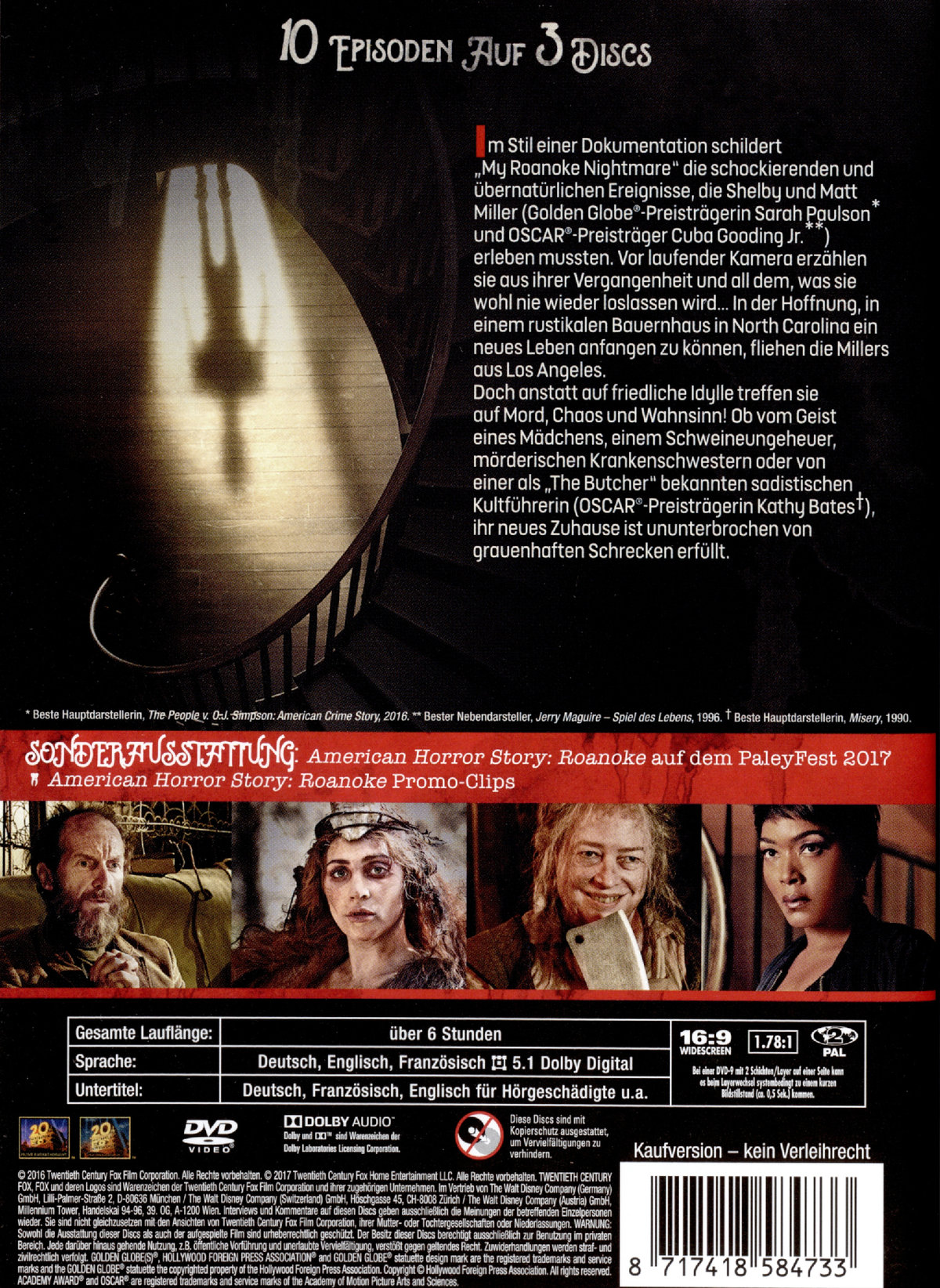 American Horror Story - Staffel 6  [3 DVDs]  (DVD)