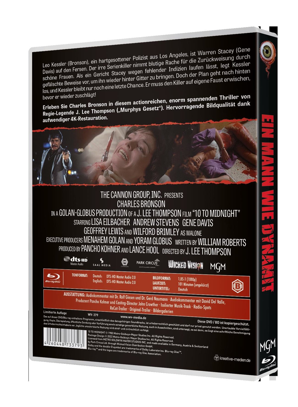 10 to Midnight - Ein Mann wie Dynamit - Uncut Edition (blu-ray)