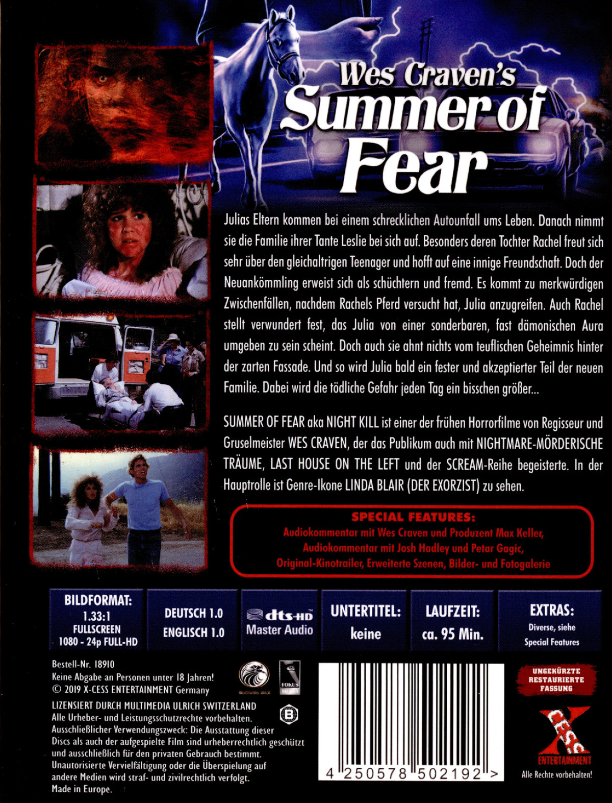 Summer of Fear - Uncut Edition (blu-ray)
