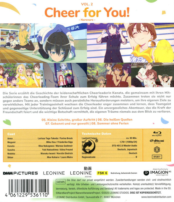 Cheer for You! - Vol. 2  (Blu-ray Disc) Cheer for You! - Vol. 2  (Blu-ray Disc)