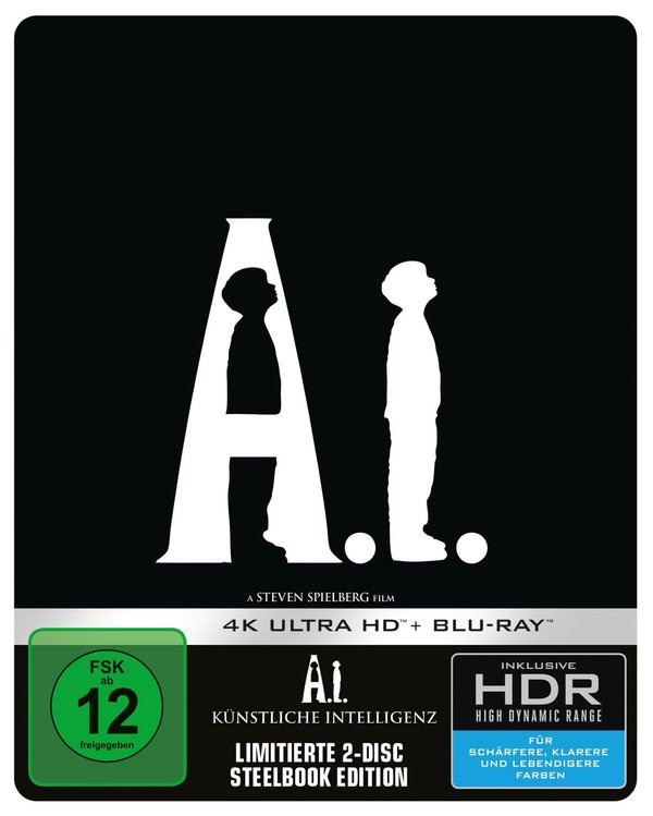 A.I.: Künstliche Intelligenz - Limited Steelbook  (4K Ultra HD+blu-ray)
