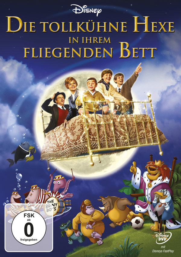 Die tollkühne Hexe in ihrem fliegenden Bett  (DVD)