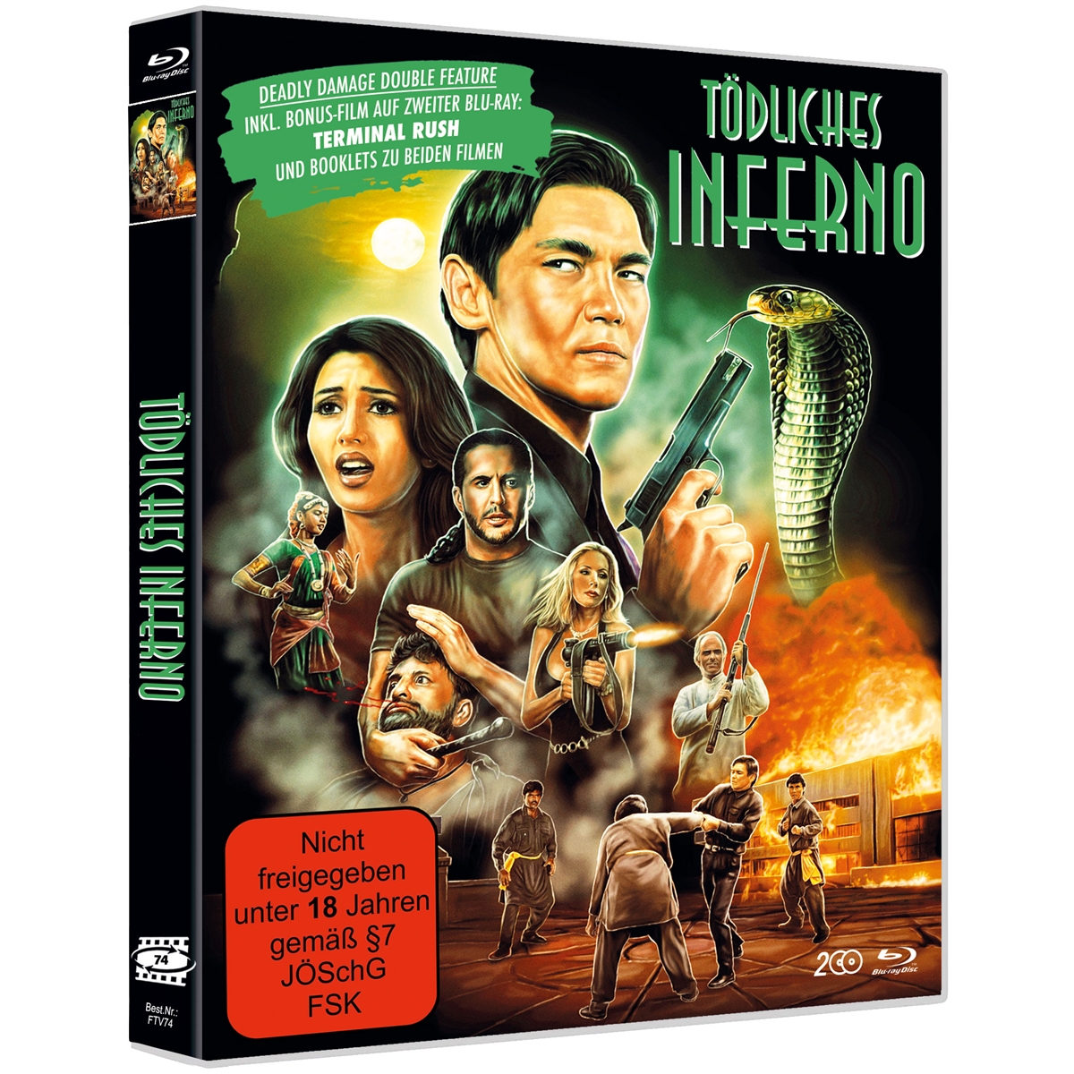 TÖDLICHES INFERNO [DEADLY DAMAGE DOUBLE FEATURE] - From the Vault  (blu-ray)