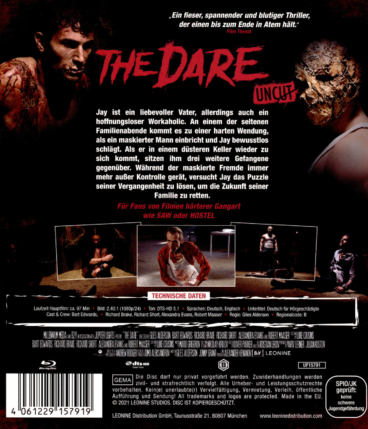 Dare, The - Uncut Edition (blu-ray)