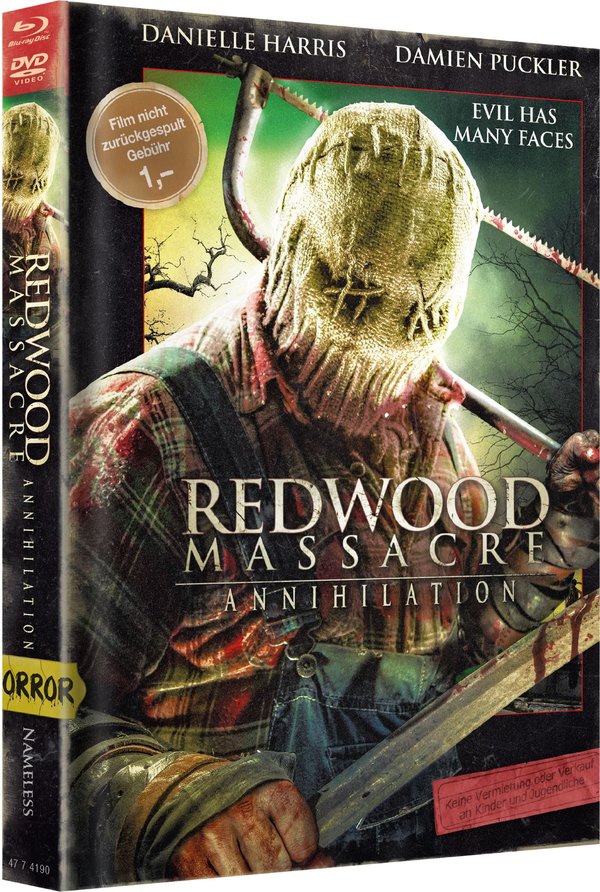 Redwood Massacre: Annihilation - Uncut Mediabook Edititon (DVD+blu-ray) (C)