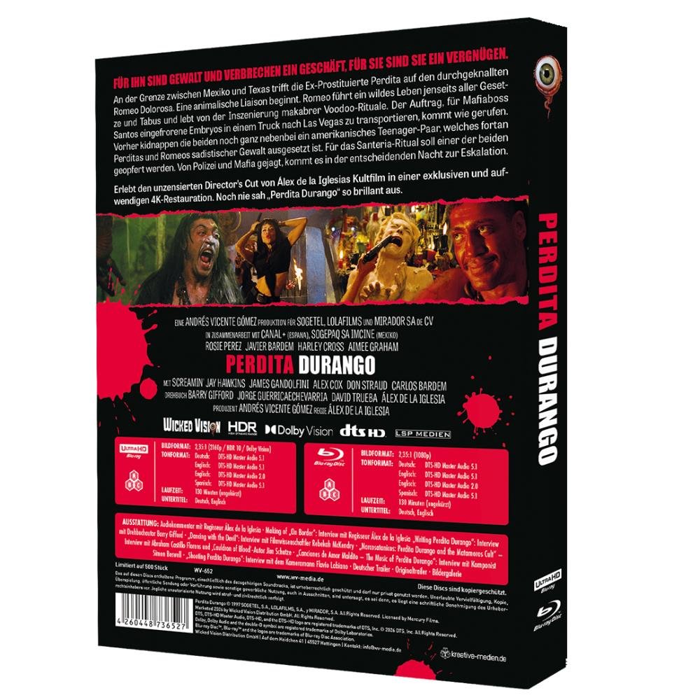 Perdita Durango - Director’s Cut (4K Ultra HD+ Blu-ray)