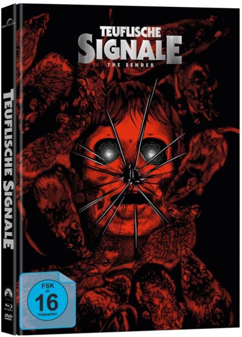 Teuflische Signale - The Sender - Uncut Mediabook Edition  (DVD+blu-ray) (B)