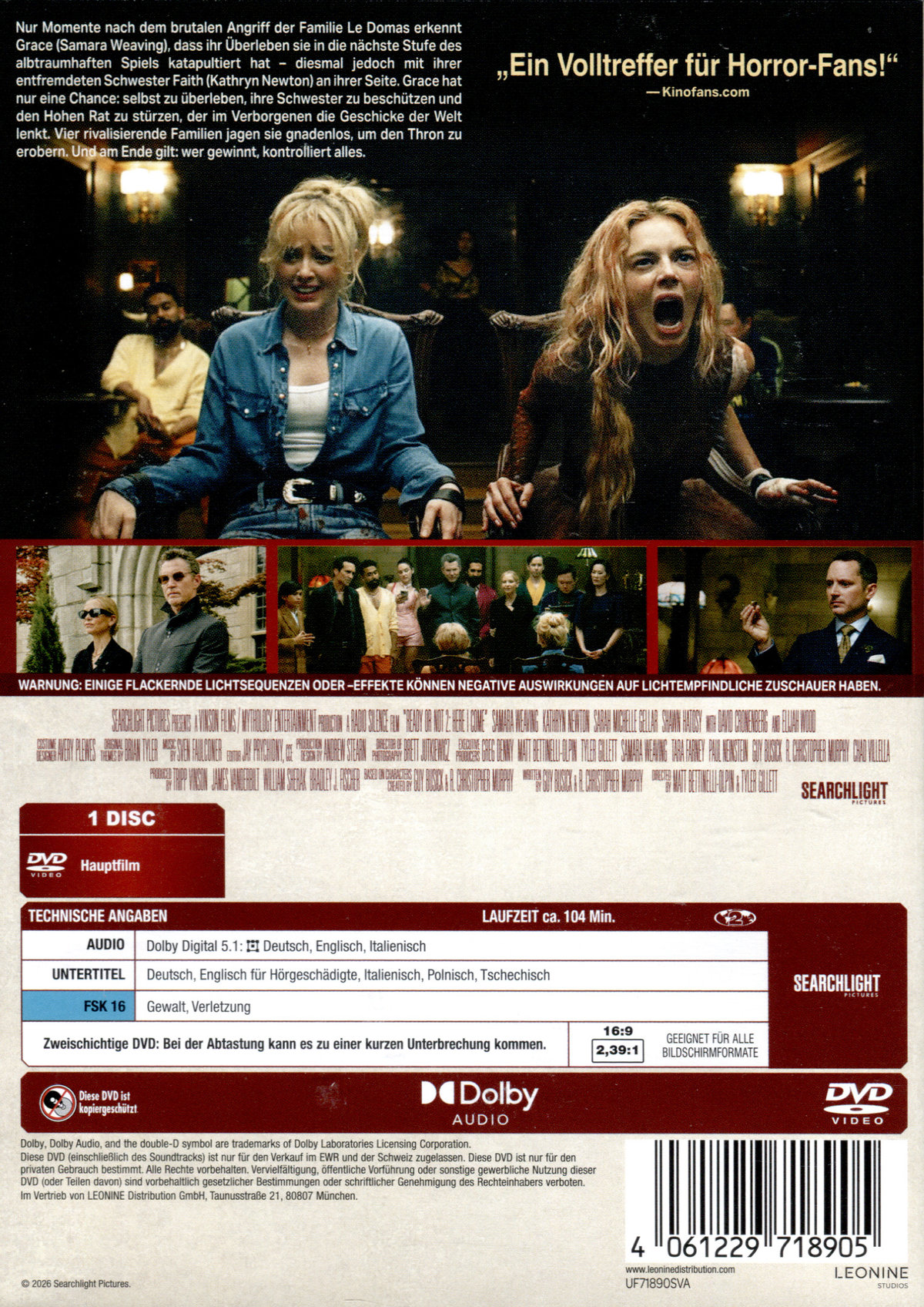 Ready or Not 2  (DVD)