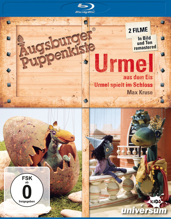 Urmel aus dem Eis/Urmel spielt im Schloss - Augsburger Puppenkiste  (Blu-ray Disc)