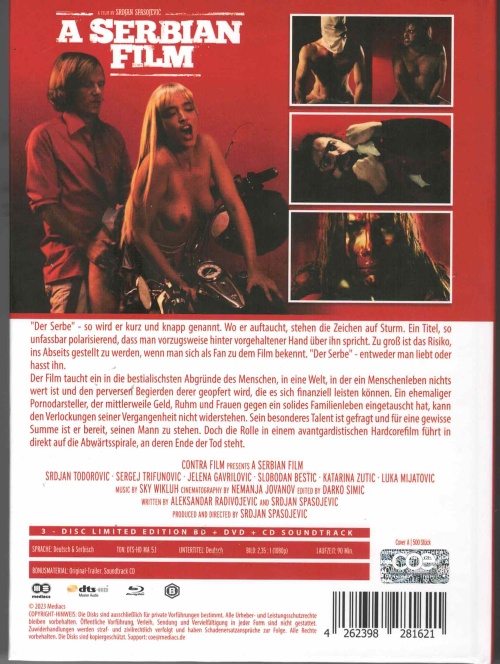 Serbian Film, A - Uncut Mediabook Edition  (DVD+blu-ray) (B)