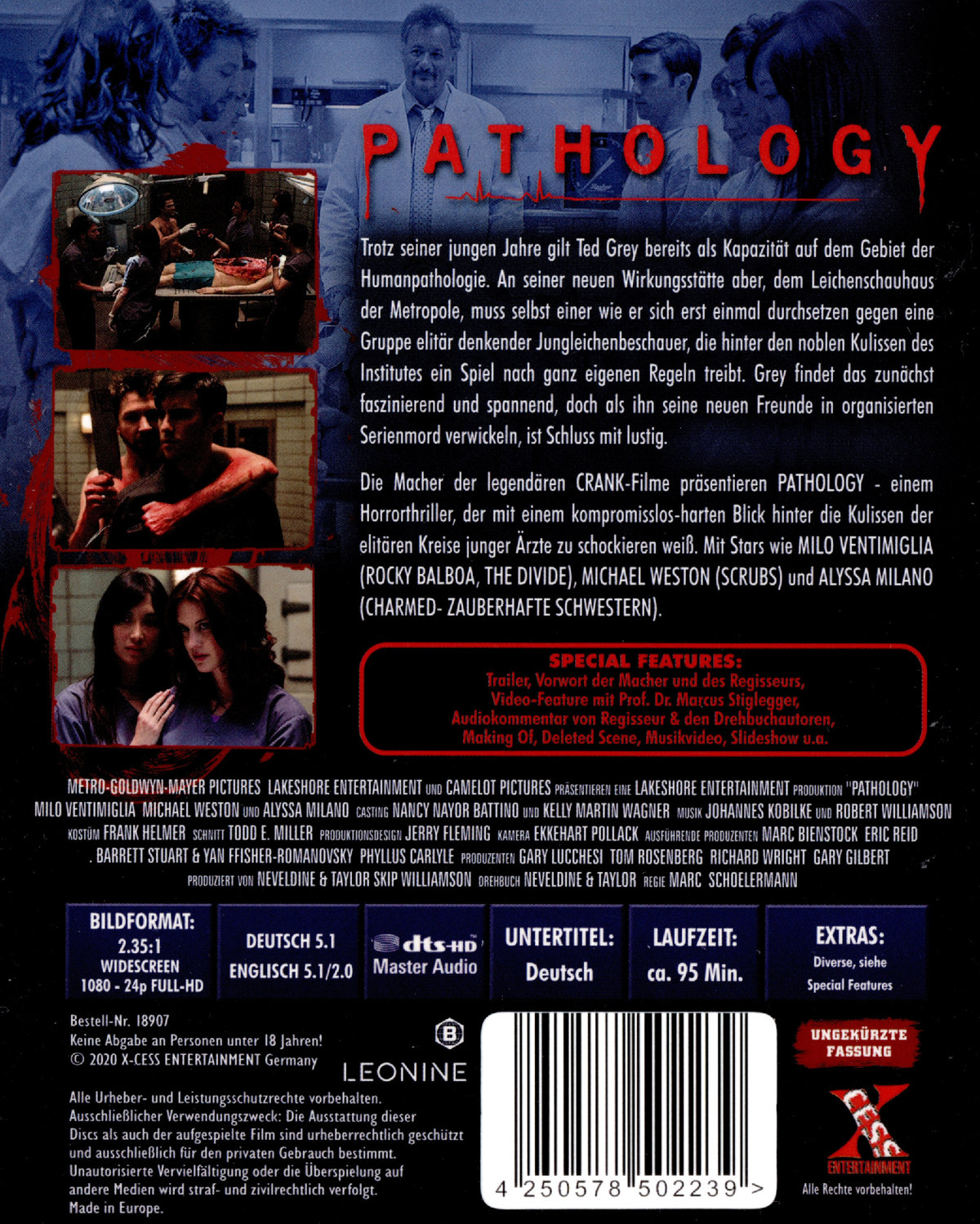 Pathology - Jeder hat ein Geheimnis - Uncut Edition (blu-ray)