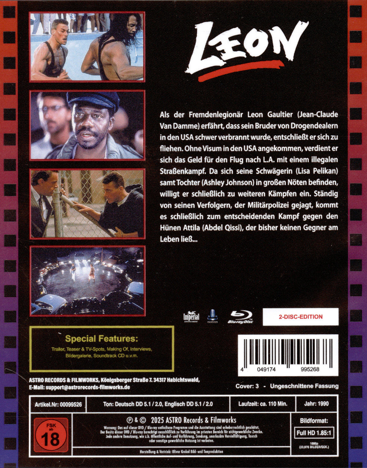 Leon - Full Sleeve Scanavo Box - Limitiert auf 66 Stück - Cover 3 (Blu-ray + CD)  (Blu-ray Disc)