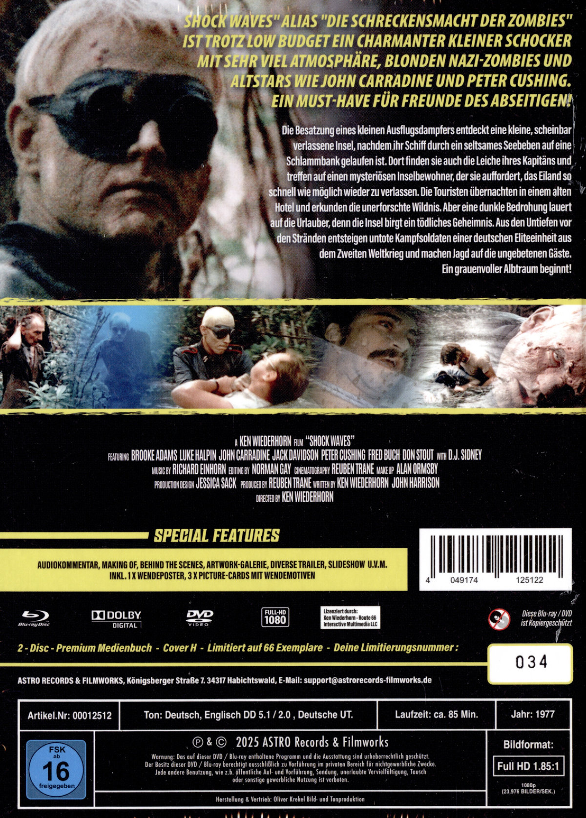 Schreckensmacht der Zombies, Die - Uncut Mediabook Edition  (DVD+blu-ray) (H)
