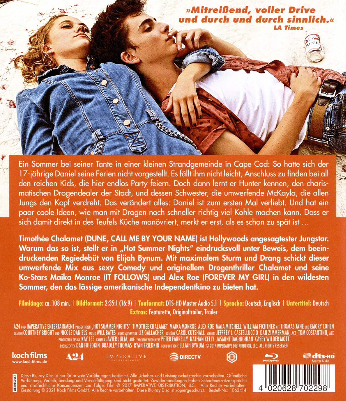 Hot Summer Nights (blu-ray)
