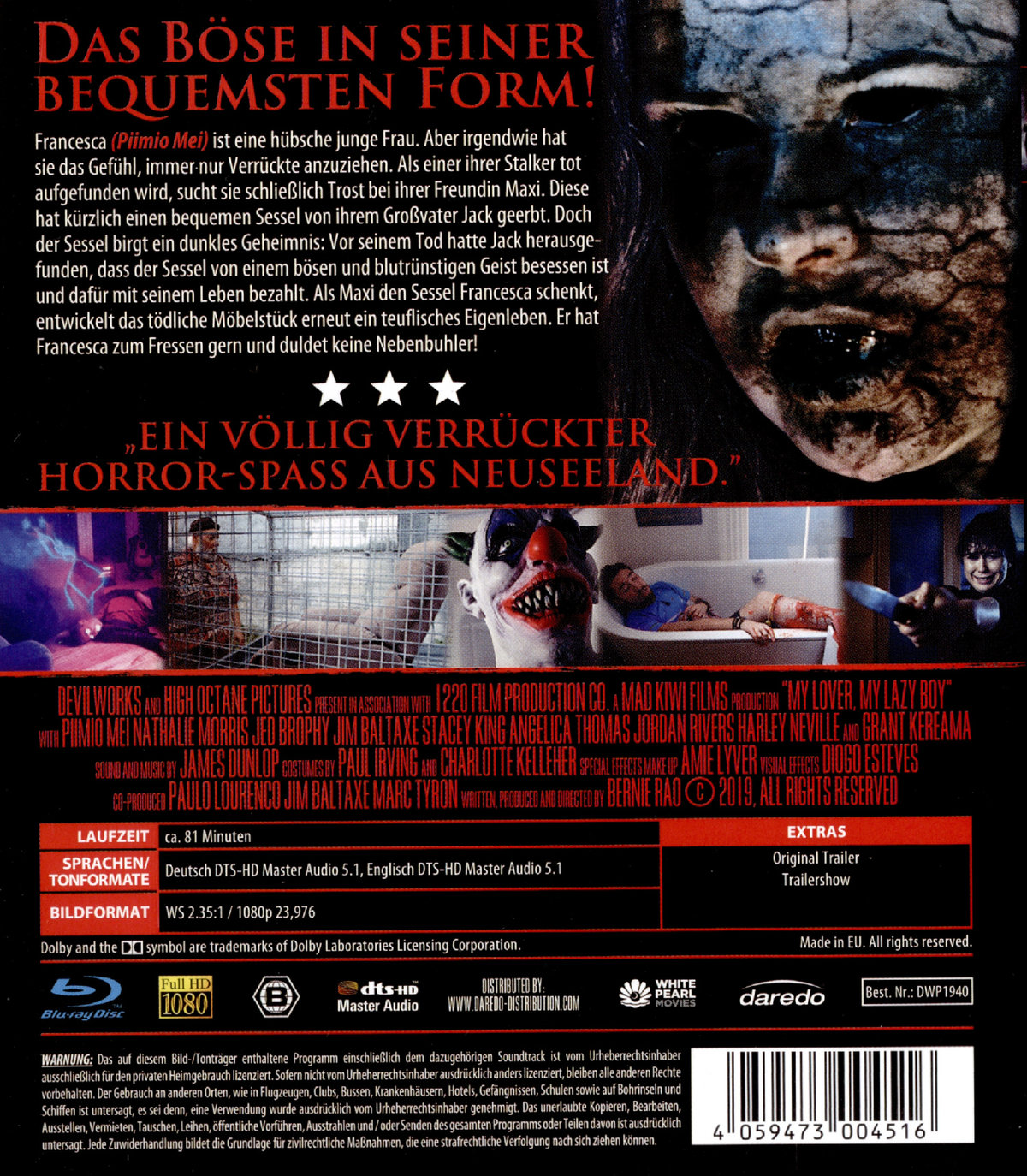 Killer Sofa - Hier solltest du nicht sitzen!  (Blu-ray Disc)