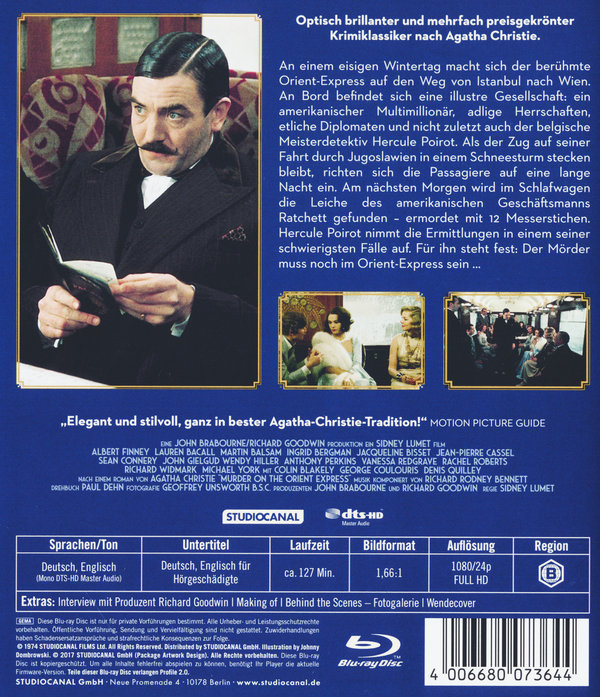 Mord im Orient-Express - Digital Remastered (blu-ray)