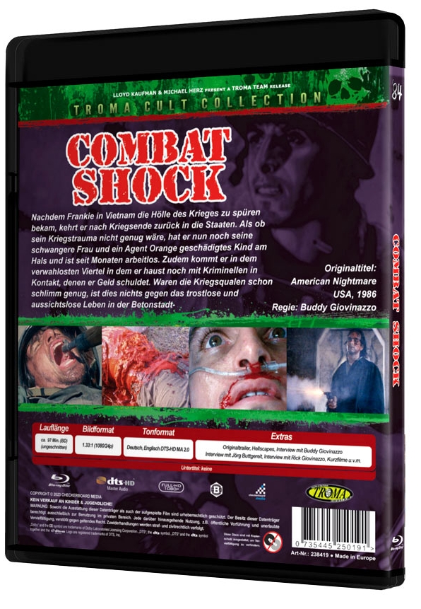 Combat Shock - Uncut Edition  (blu-ray)