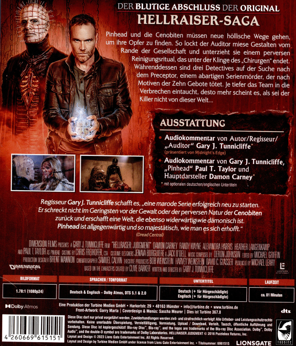 Hellraiser: Judgment (blu-ray)