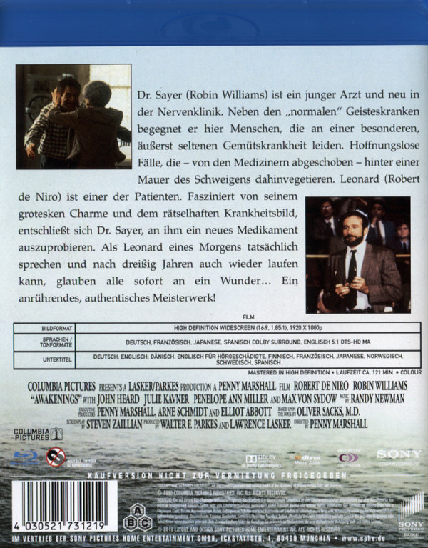 Zeit des Erwachens (blu-ray)