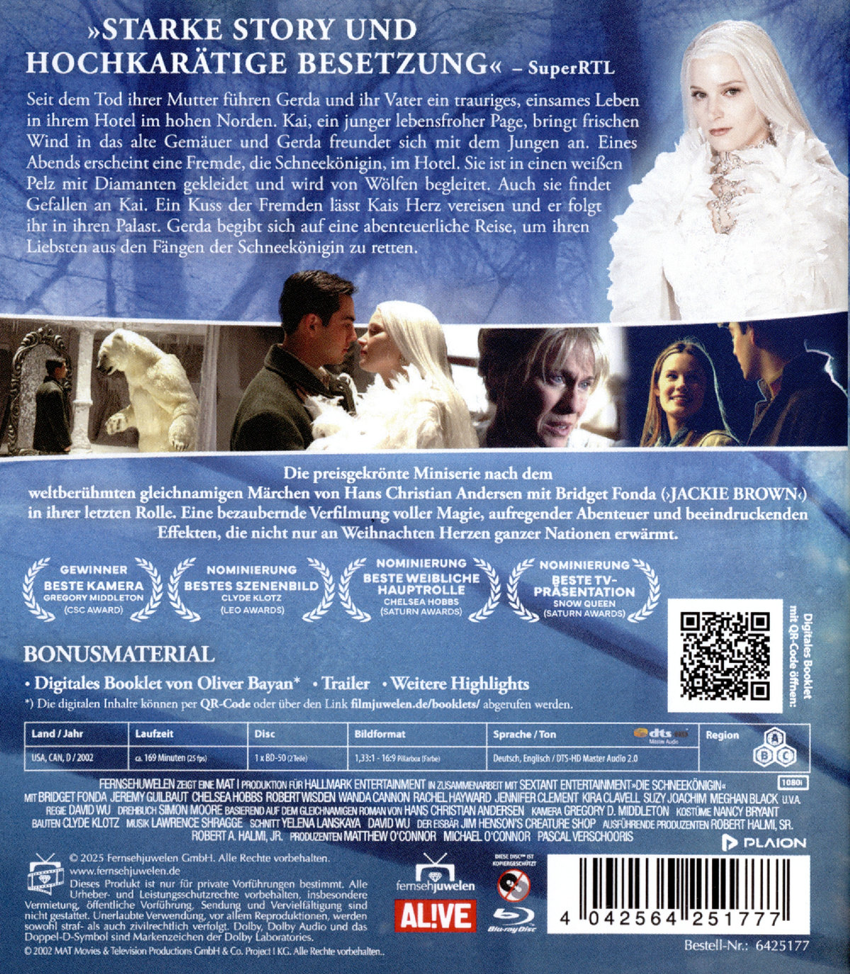 Die Schneekönigin (Snow Queen) (Fernsehjuwelen)  (Blu-ray Disc)