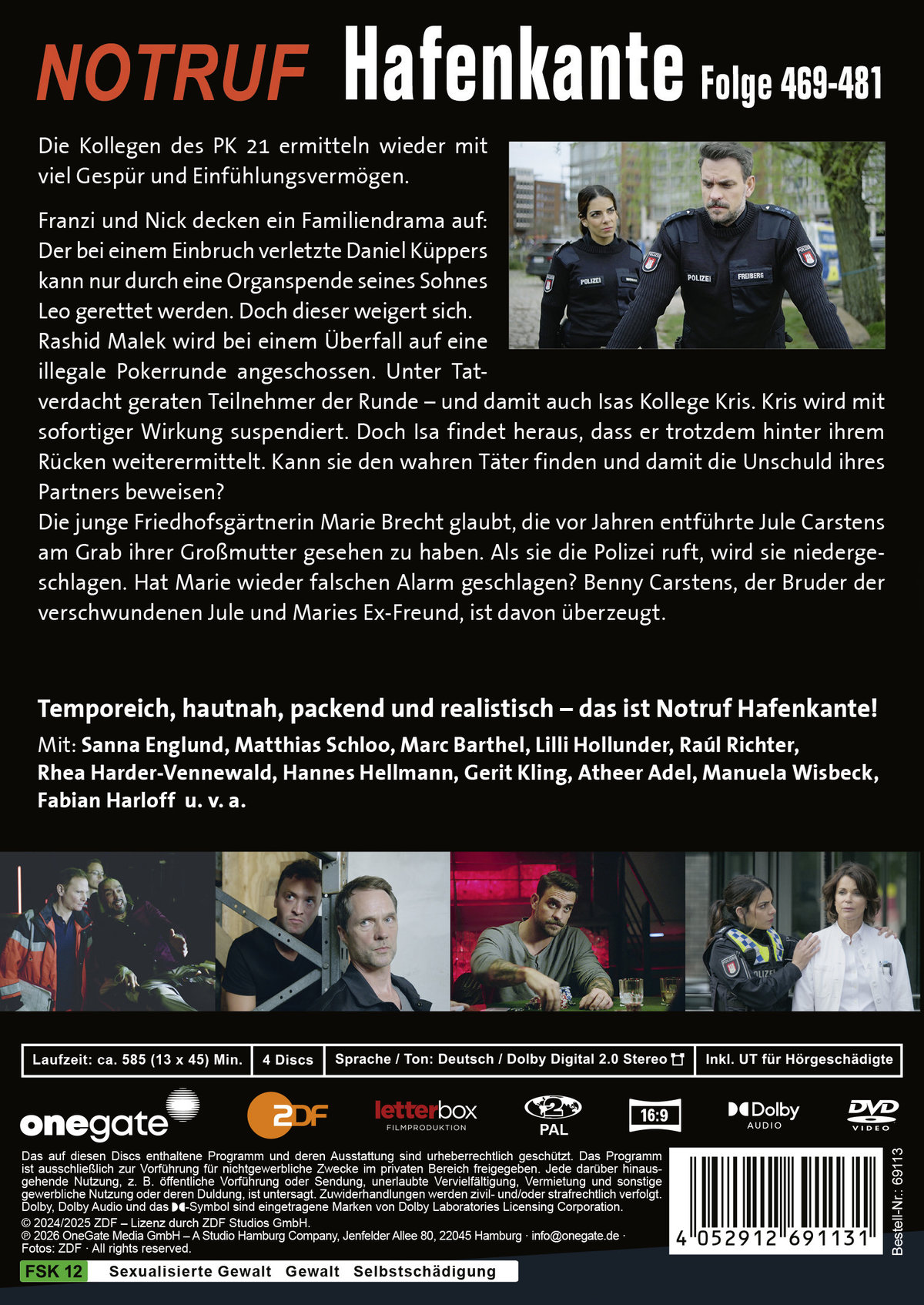 Notruf Hafenkante 37 Folge (469-481)  [4 DVDs]  (DVD)