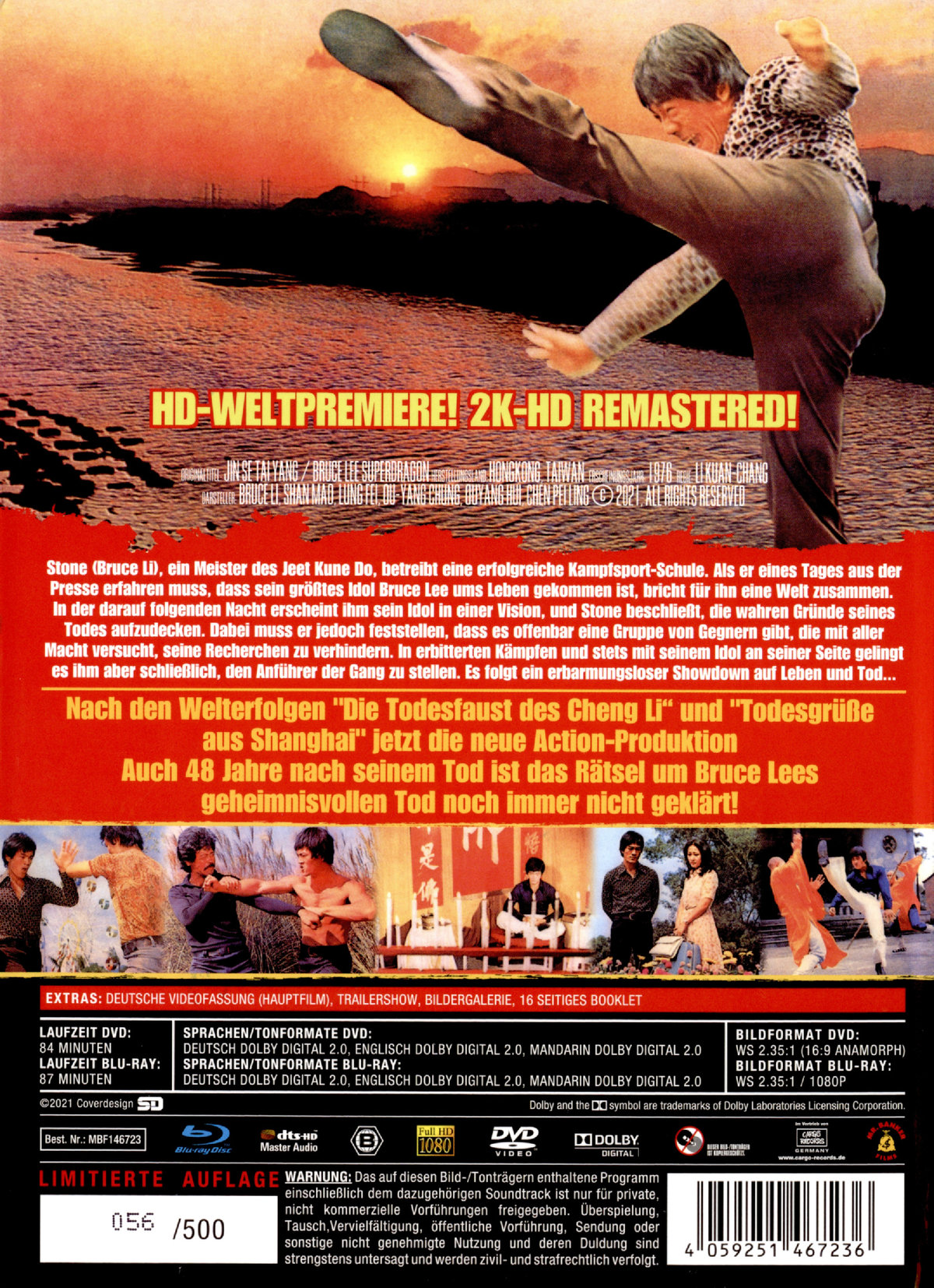 King of Karate Bruce Lee, The - Er bleibt der Grösste - Uncut Mediabook Edition (DVD+blu-ray) (A)