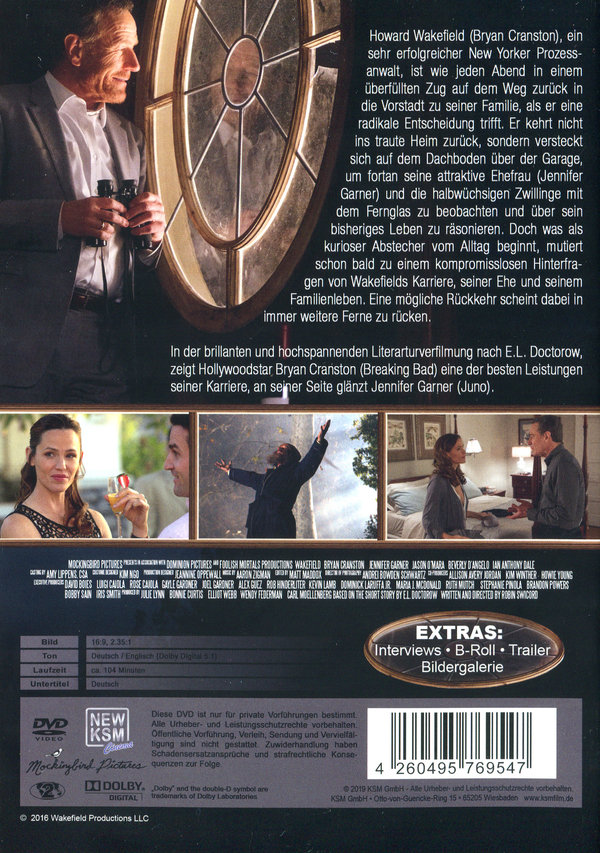 Wakefield - Dein Leben ohne dich  (DVD)