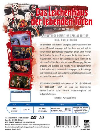 Leichenhaus der lebenden Toten, Das - Uncut Mediabook Edition (DVD+blu-ray) (B)