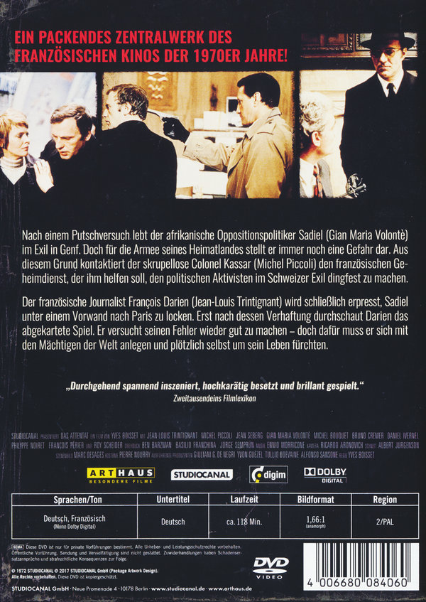 Das Attentat  (DVD)