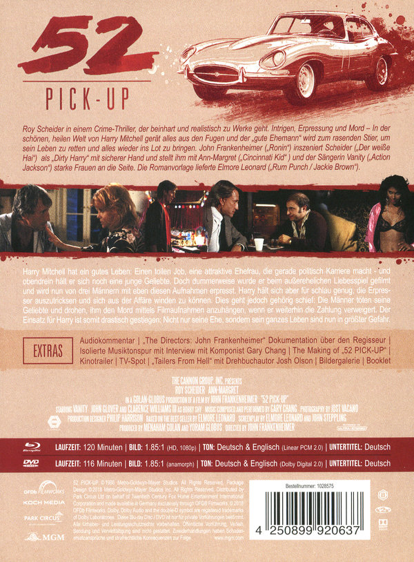 52 Pick Up - Uncut Digipack Edition (DVD+blu-ray)
