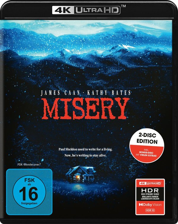 Misery - 2-Disc Edition  (  (4K Ultra HD + Bonus-Blu-ray)