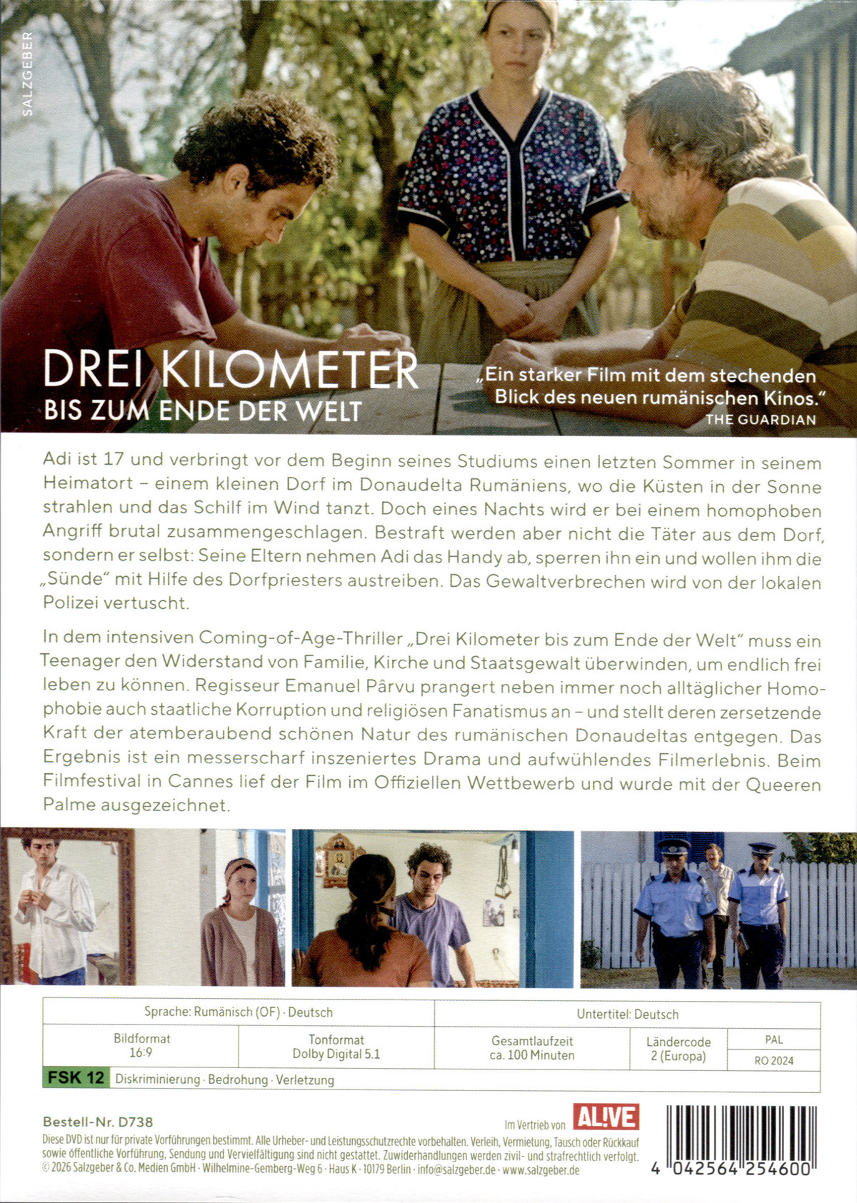 Drei Kilometer bis zum Ende der Welt  (DVD)