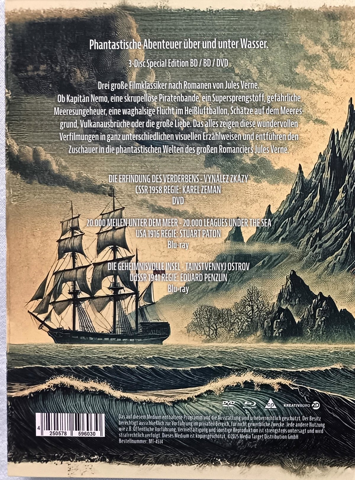 Jules Verne Edition - Limited Digipack Edition  (blu-ray)