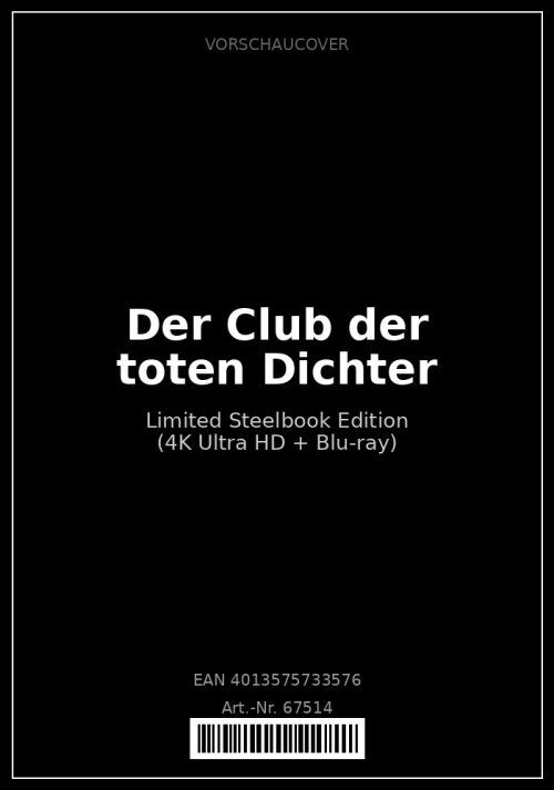 Der Club der toten Dichter - Limited Steelbook Edition  (4K Ultra HD+blu-ray)