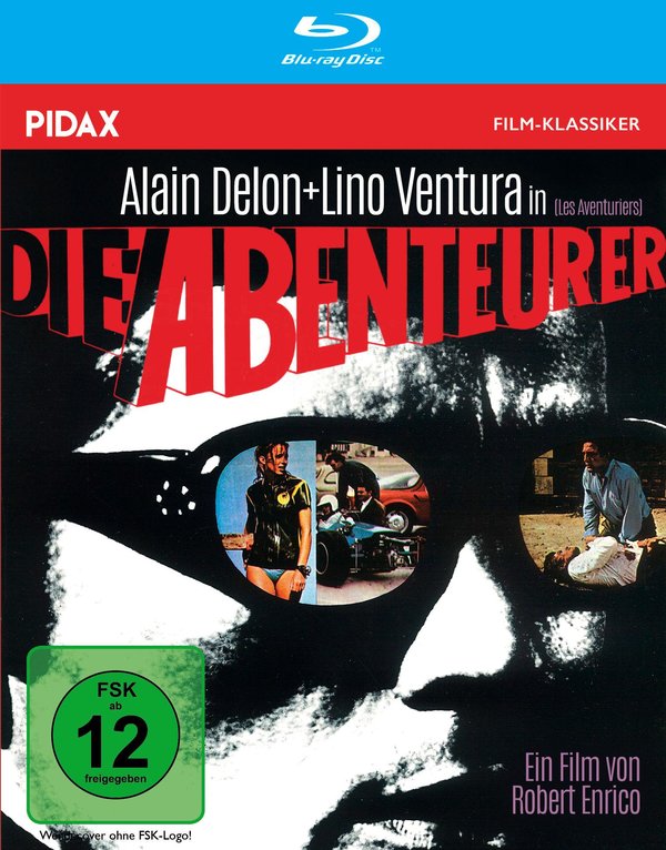 Die Abenteurer (Les Aventuriers) / Meilenstein des französischen Abenteuerkinos mit Alain Delon und Lino Ventura (Pidax Film-Klassiker)  (Blu-ray Disc)