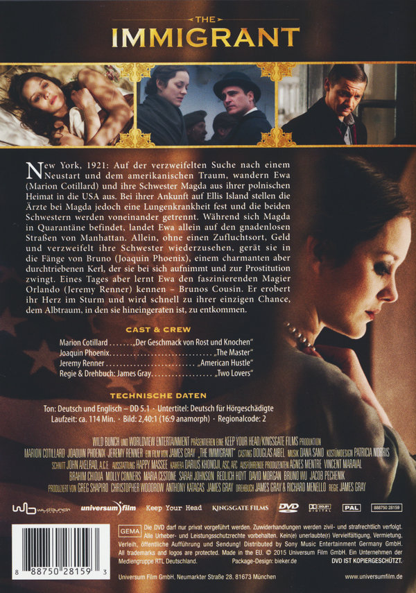 The Immigrant  (DVD)