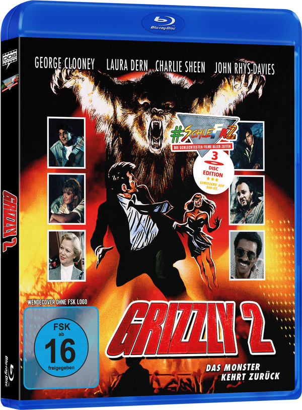 Grizzly 2 - SchleFaZ - 3 Disc Edition mit Booklet - Cover B - LImited Edition auf 500 Stück  (Blu-ray Disc)