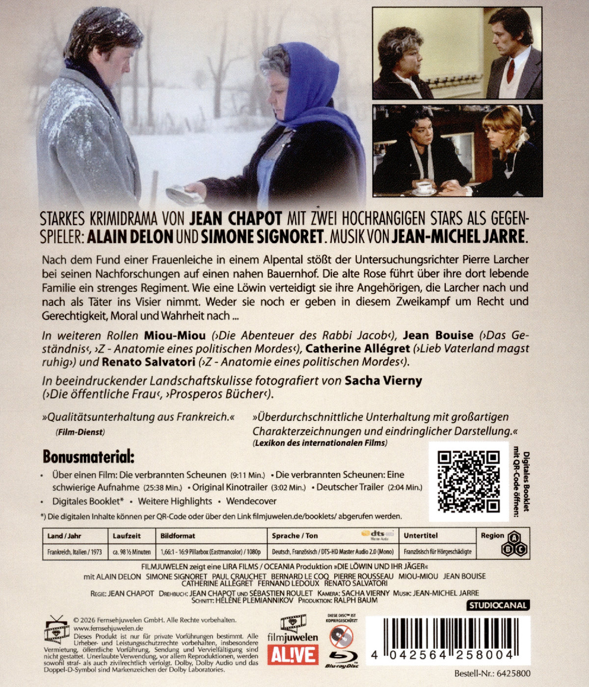 Die Löwin und ihr Jäger (Neuauflage)  (Blu-ray Disc)