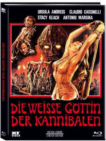 Weisse Göttin der Kannibalen, Die - Uncut Mediabook Edition (DVD+blu-ray) (B)