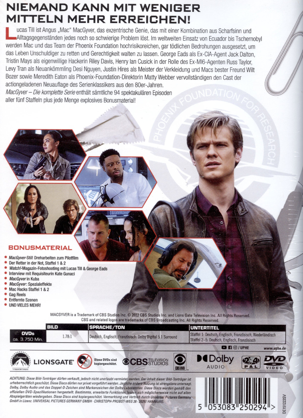 MacGyver - Die komplette Serie (Reboot)  [24 DVDs]  (DVD)