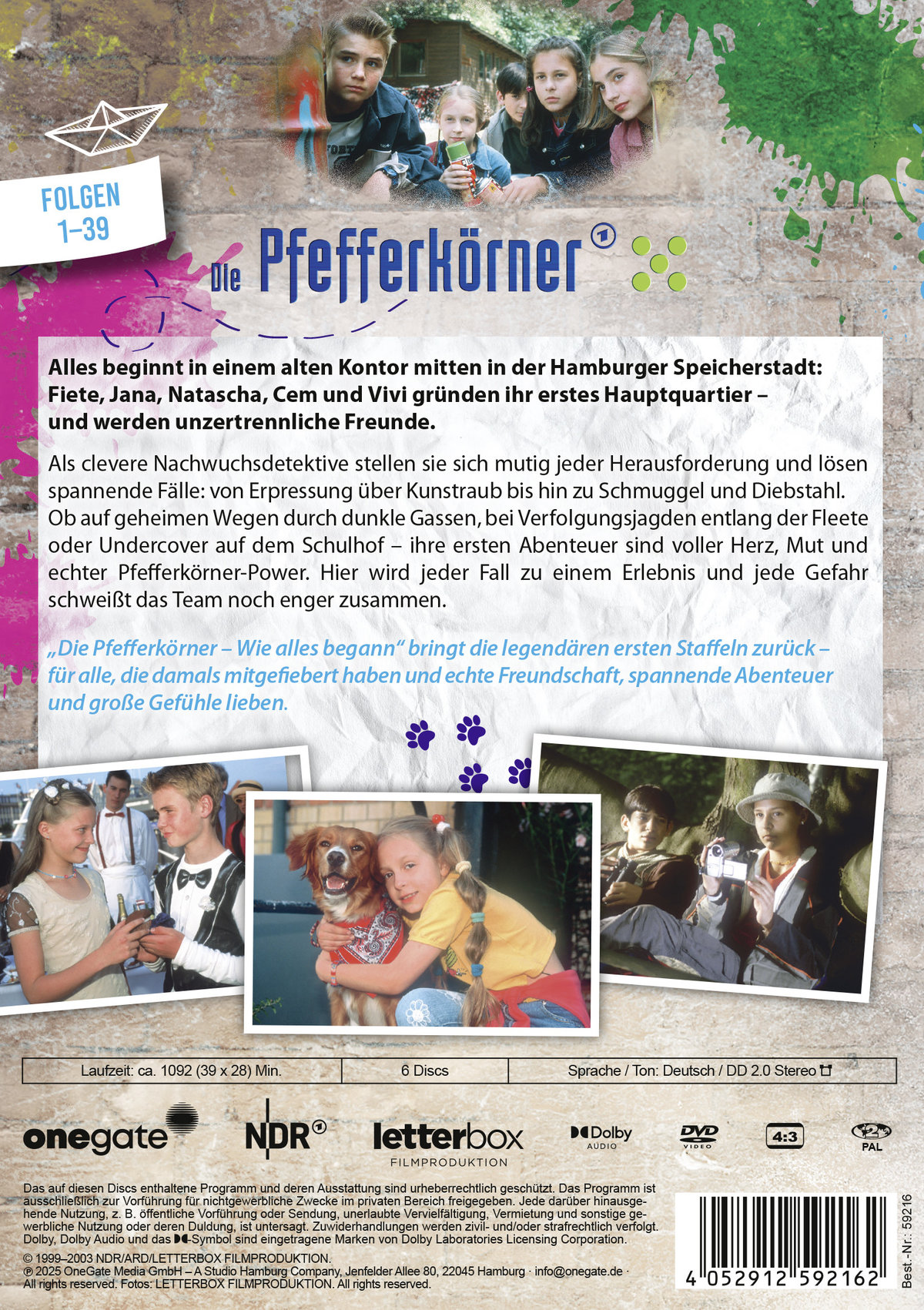 Die Pfefferkörner - Wie alles begann (Die erste Ermittlergeneration)  [6 DVDs]  (DVD)