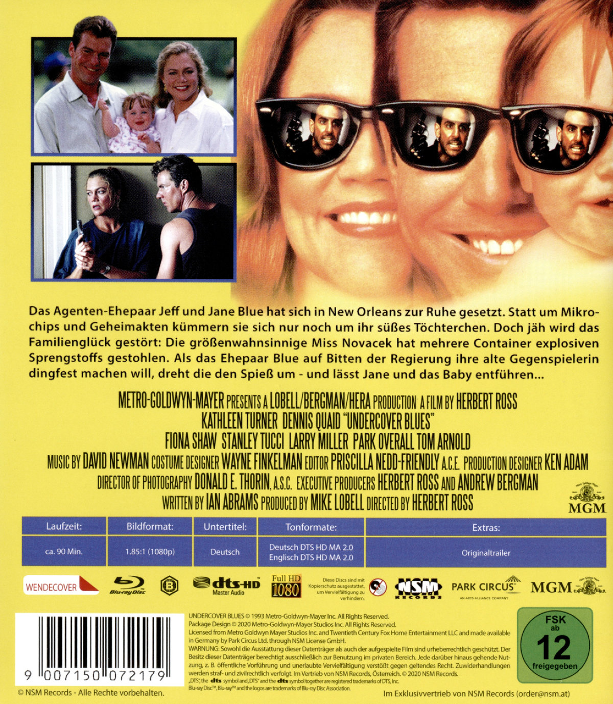 Undercover Blues - Ein absolut cooles Trio (blu-ray)