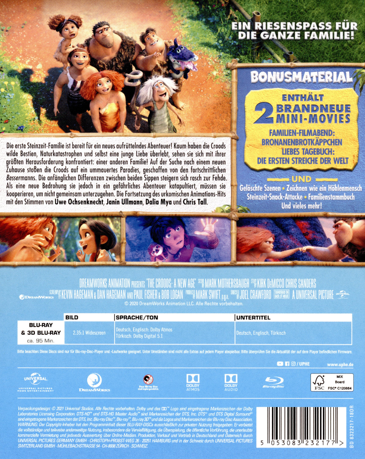 Croods - Alles auf Anfang, Die (blu-ray 3D)