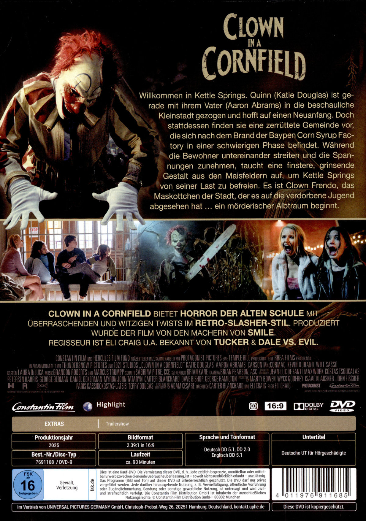 Clown in a Cornfield  (DVD)
