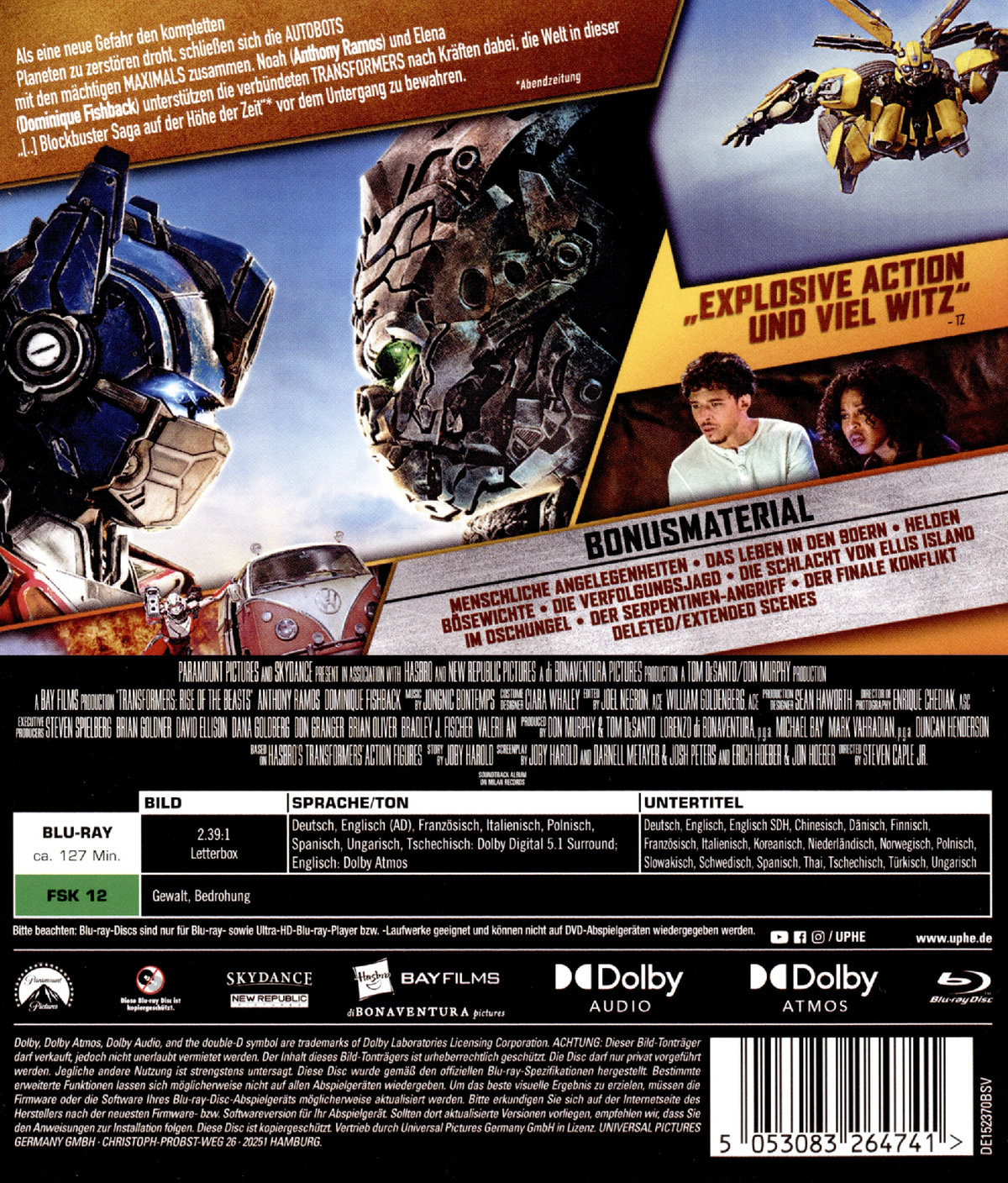 Transformers: Aufstieg der Bestien  (Blu-ray Disc)